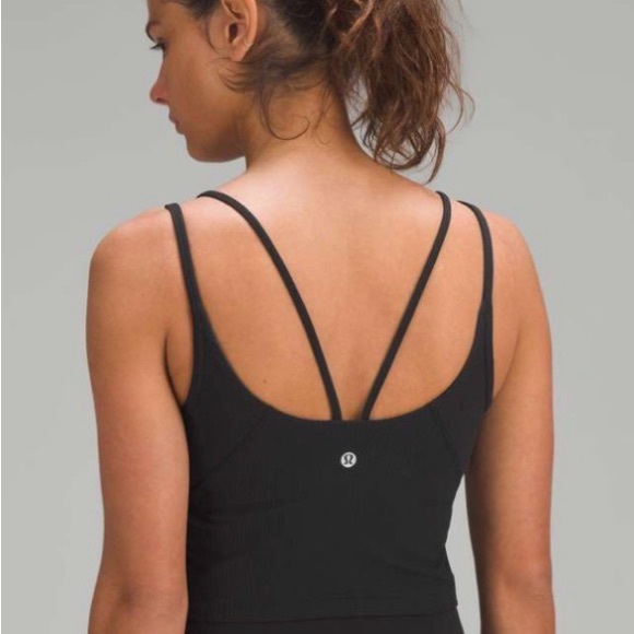 Lululemon Align Strappy Ribbed Tank Top in Black - Picture 3 of 12